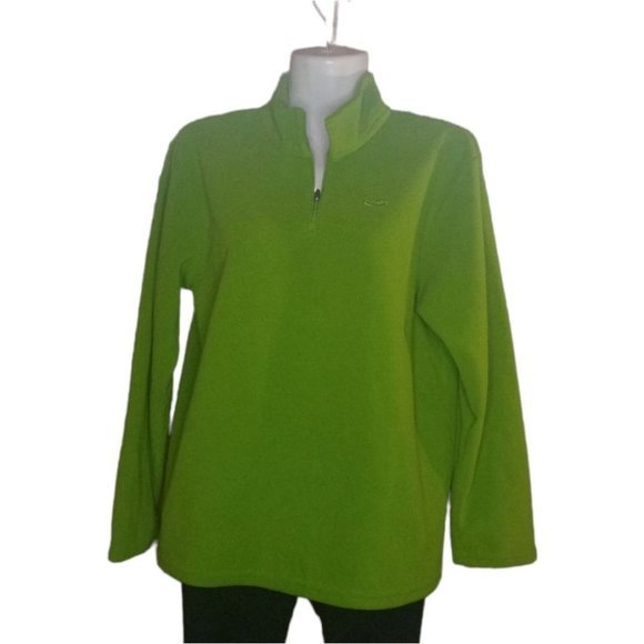 CHAMPION Green Fleece size large - Picture 2 of 4